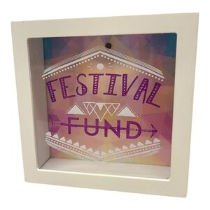 Festival fund piggy bank hippie piggy bank hippie home decor hippie gift box